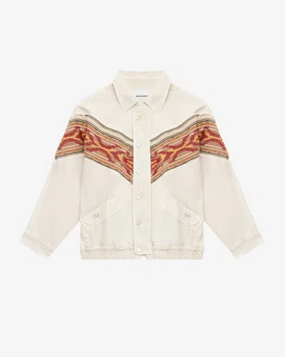 Isabel Marant Julian Jacket In Ecru