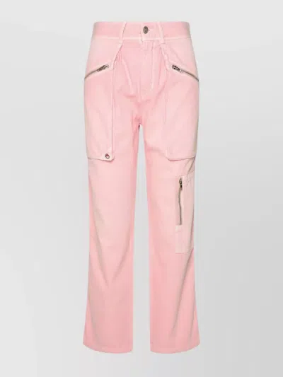 Isabel Marant 'juliette' Cargo Pocket Trousers In Pink
