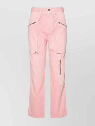 Isabel Marant Juliette Pink Cotton Trousers