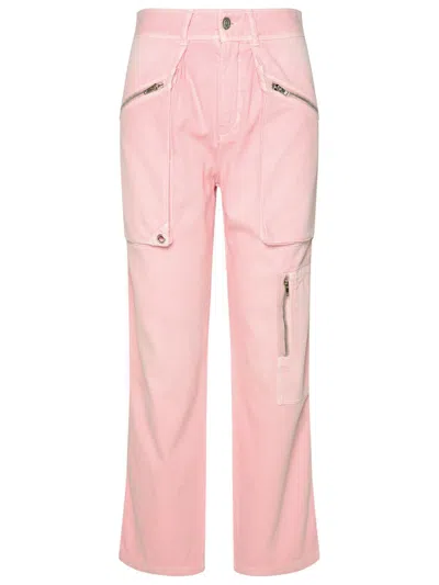 Isabel Marant Juliette Pink Cotton Trousers