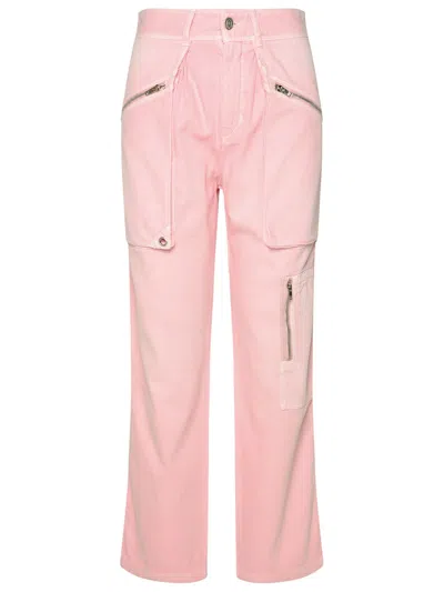 Isabel Marant Juliette Pink Cotton Trousers