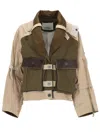 Isabel Marant Julissa Jacket Multi Pocket Button Drawstring In Multi