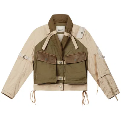 Pre-owned Isabel Marant Julissa Jacket 'khaki' | Tan | Women's Size 36 In Brown