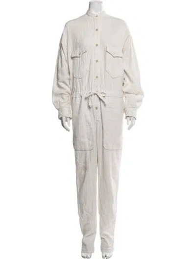 Pre-owned Isabel Marant Jumpsuit In Neutrals/white