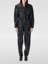 Isabel Marant Faux Leather Jumpsuit In Schwarz