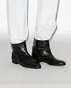 Isabel Marant Juoza Leather Boots In Black