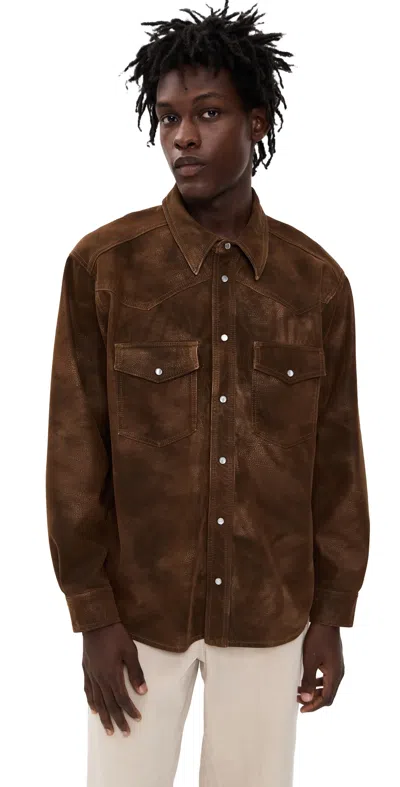 Isabel Marant Kadrian Shirt Tabacco In Brown