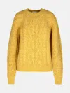 Isabel Marant 'kallie' Beige Acrylic Blend Sweater In Beige
