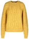 Isabel Marant Crewneck Long-sleeved Jumper In Cream