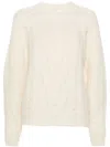Isabel Marant Kallie Alpaca Blend Knit Sweater In Beige