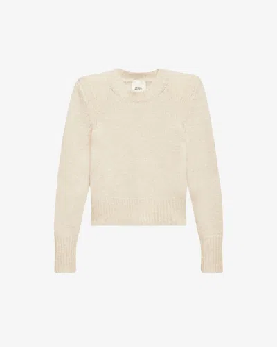 Isabel Marant Kalo Sweater In Ecru