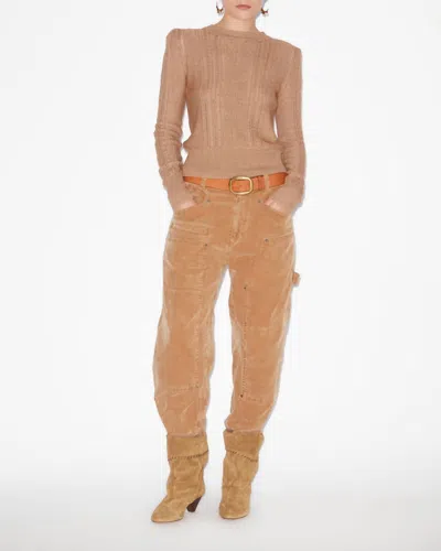 Isabel Marant Kalyn Sweater In Camel In Brown