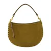 Isabel Marant Borsa Oskan Soft Zipped In Suede Color Taupe