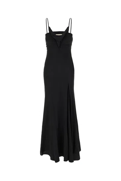 Isabel Marant Kapri Cut-out Detailed Midi Sleeveless Dress In Black
