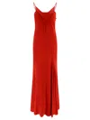 Isabel Marant Kapri Cowl-neck Cutout Maxi Dress In Red