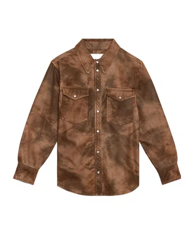 Isabel Marant Karima Shirt In Brown