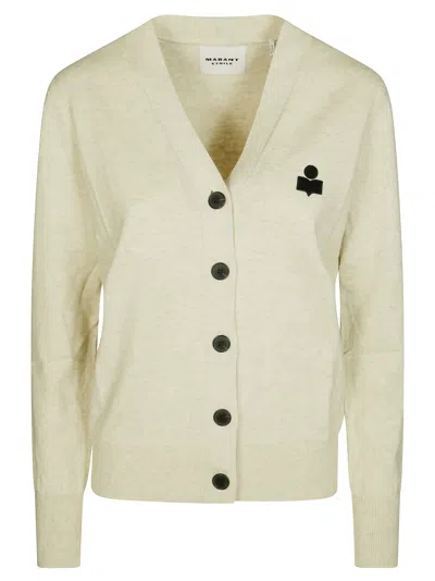 Isabel Marant Karinagz Cotton-wool Knit Cardigan For Women In Multi