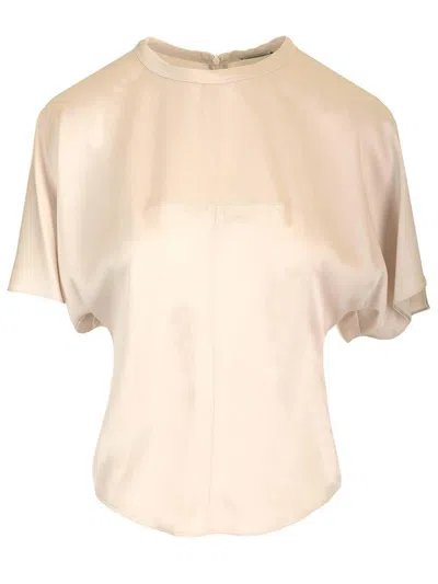 Isabel Marant Karlit Short-sleeved Top In Neutrals