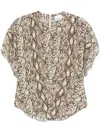 Isabel Marant Karlit Top In Neutrals