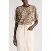 Isabel Marant Karlita Split Sleeve Stretch Silk Top