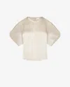 Isabel Marant Karlita Blouse In Chalk