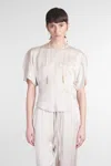 Isabel Marant Karlita Topwear In Beige Viscose In Beige