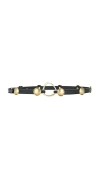 Isabel Marant Karlo Stud Leather Belt In Black