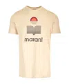 Isabel Marant Karman Crewneck T-shirt In Nude
