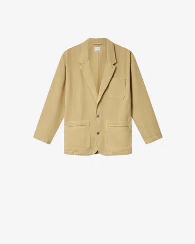 Isabel Marant Kastan Jacket In Yellow
