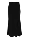Isabel Marant Katae Flared Midi Skirt In Black