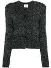 Isabel Marant 'kathlen' Acrylic Blend Cardigan In Grey