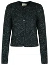 Isabel Marant 'kathlen' Grey Acrylic Blend Cardigan