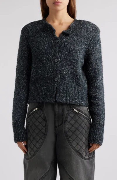 Isabel Marant 'kathlen' Acrylic Blend Cardigan In Anthracite