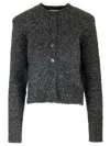 Isabel Marant Kathlen Short Cardigan In Grey