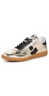 Isabel Marant Kaycee Sneaker In Light Gold/black