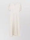 Isabel Marant Keany Midi Dress Flutter Sleeves
