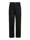 Isabel Marant Kelvina Black Faux Leather Pants In Black