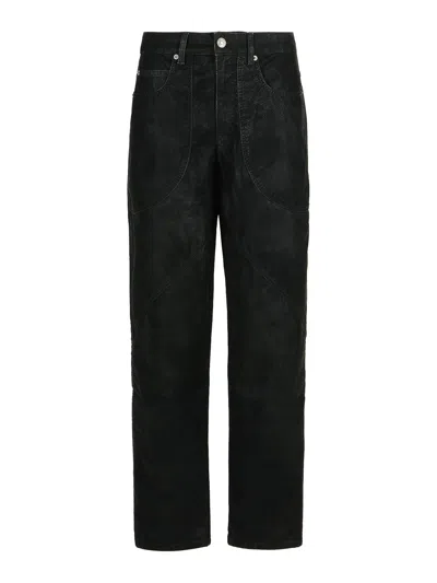 Isabel Marant Kelvina Black Faux Leather Pants