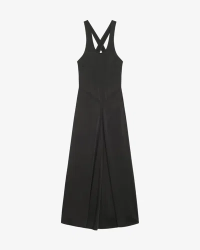 Isabel Marant Kenza Maxi Dress In Black