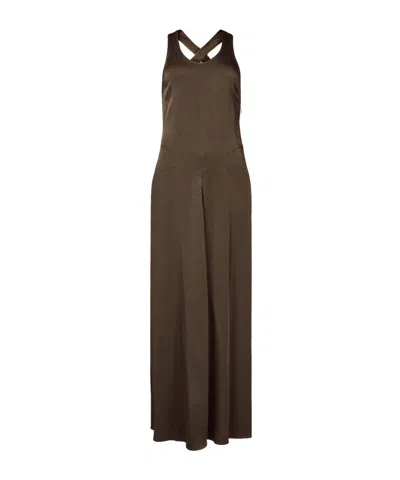 Isabel Marant Kenza Dress In Metallized
