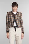 Isabel Marant Kerby Brown Wool Blend Jacket In Brown