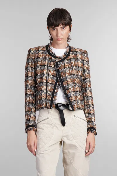 Isabel Marant Kerby Brown Wool Blend Jacket
