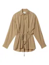 Isabel Marant Keren Drawstring Detail Jacket In Brown