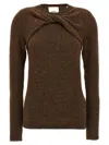 Isabel Marant 'kern' Twist Detail Knit Sweater In Multi