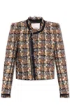 Isabel Marant Kerry Tweed Jacket In Brown