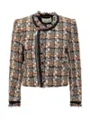 Isabel Marant Kerry Cropped Wool-blend Jacket In Brown