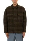 Isabel Marant Checkered Pockets Long Sleeves Jacket In Brown