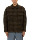 Isabel Marant Checkered Pockets Long Sleeves Jacket In Brown