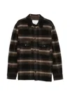 Isabel Marant Kervon Check-pattern Shirt Jacket In Multi
