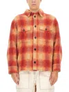 Isabel Marant Kevron Checked Flannel Shirt Jacket
